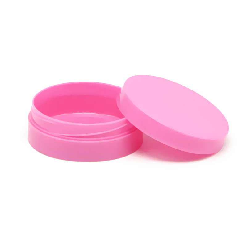 Best Price on Aluminium Refillable Perfume Spray Bottle -
 40ml pink wide mouth plastic hair wax jar  – E-better